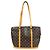 Louis Vuitton Babylon Monogram Tote Bag Braun Monogramm