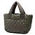 Borsa tote reversibile Chanel Coco Cocoon PM Cachi Blu navy - vista 2