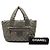 Borsa tote reversibile Chanel Coco Cocoon PM Cachi Blu navy - vista 9