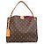 Borsa a Spalla Graceful PM Monogramma Louis Vuitton Marrone Rosa