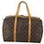 Sac Souple Louis Vuitton en toile Monogram 35 Marron - vue 2
