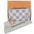 Louis Vuitton Llave de bolsillo Damier Azur Blanco roto