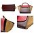 Trapèze Céline Celine Kleine Tricolor Trapeze Tasche aus Leder - Ansicht 2