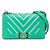 Chanel Boy Flap Chevron Lambskin with Holographic PVC Old Medium Verde