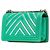 Chanel Boy Flap Chevron Lambskin with Holographic PVC Old Medium Verde - vista 2
