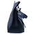 Hermès HERMES JYPSIERE 37 TASCHEN AUS CLEMENCE TAURILLON-LEDER BLAU DE MALTE Marineblau - Ansicht 4