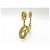 ORECCHINI VINTAGE CHANEL 1989 A PENDA LOGO CC DI CASTELLANE D'oro - vista 3
