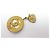 ORECCHINI VINTAGE CHANEL 1989 A PENDA LOGO CC DI CASTELLANE D'oro - vista 5