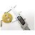 ORECCHINI VINTAGE CHANEL 1989 A PENDA LOGO CC DI CASTELLANE D'oro - vista 9