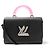 NUOVA BORSA A MANO LOUIS VUITTON TWIST ED LIMITATA MANICO PLEXI PELLE EPI NERA Nero