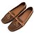 NUOVI MOCASSINI LOUIS VUITTON 35.5 IN CAMOSCIO MARRONE