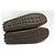 NUOVI MOCASSINI LOUIS VUITTON 36.5 IN PELLE GRAINED Marrone - vista 6