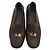 NUOVI MOCASSINI LOUIS VUITTON 36.5 IN PELLE GRAINED Marrone - vista 8