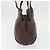 Borsa a Spalla Loewe Anagram in Pelle Marrone - vista 3