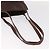 Borsa a Spalla Loewe Anagram in Pelle Marrone - vista 7