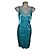 Robe turquoise D&G en coton taille 40