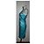 Robe turquoise D&G en coton taille 40 - vue 3