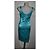 Robe turquoise D&G en coton taille 40 - vue 4