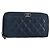 Cartera Chanel Boy de piel de cordero acolchada Azul marino