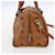 MCM Visetos logogramme Leather Marrone  - vista 3