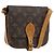 Borsa Cartouchiere Monogram Canvas PM Louis Vuitton Marrone
