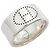 Hermes Hermès Evelyn Silver 925 Band Ring