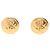 Orecchini a clip placcati in oro Chanel Coco Mark D'oro