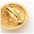Orecchini a clip placcati in oro Chanel Coco Mark D'oro - vista 5