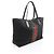 Borsa Tote Gucci Sherry Line Nero Rosso Verde - vista 2