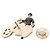 Spilla Chanel Mademoiselle Coco Mark Nero Bianco D'oro - vista 2