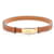 Hermès Kelly Gürtel Braun Golden