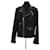 Sandro Schwarze Lederjacke