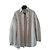 Maison Martin Margiela Giacca fatta a camicia larga svasata lunga Blu chiaro