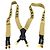 Bretelle in tela con logo Chanel Beige