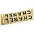 Bretelle in tela con logo Chanel Beige - vista 2
