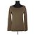 Loro Piana Camiseta de cachemira marrón Castaño