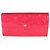 Portafoglio Sarah Monogram Vernis Rose Pop di Louis Vuitton Rosa