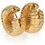 Orecchini a cerchio Chic & Shine in oro giallo Roberto Coin - vista 3