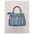 borsa tracolla Colombo 1937 Milano Blu chiaro - vista 14