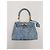 borsa tracolla Colombo 1937 Milano Blu chiaro - vista 2