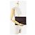 Saint Laurent Clutch in pelle nera a stella Nero - vista 2