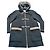 Abrigo Duffle Sandro Negro de Lana y Shearling