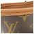 Borsa Louis Vuitton Monogram Neverfull Inside-Out MM Marrone - vista 3