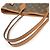 Borsa Louis Vuitton Monogram Neverfull Inside-Out MM Marrone - vista 6