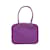 Bolso Mini Plume Hermès Púrpura Cuero