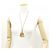 Collana Hermès Mon Petit Kelly PM D'oro Arancione - vista 4