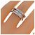 Bulgari Anello B.zero1 3 bande in oro bianco 18K Bvlgari - vista 3