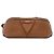 Belt bag in pelle marrone con firma V Greca di Versace