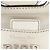 Saddle Borsa a sella D Fence in pelle bianca mini di Dior Bianco - vista 6