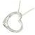 Tiffany & Co Collana Open Heart Tiffany Argento - vista 3